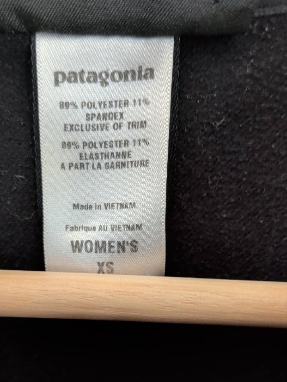 Patagonia Black Lightweight Zip-Front Softshell Jacket XS - Picture 2 of 3